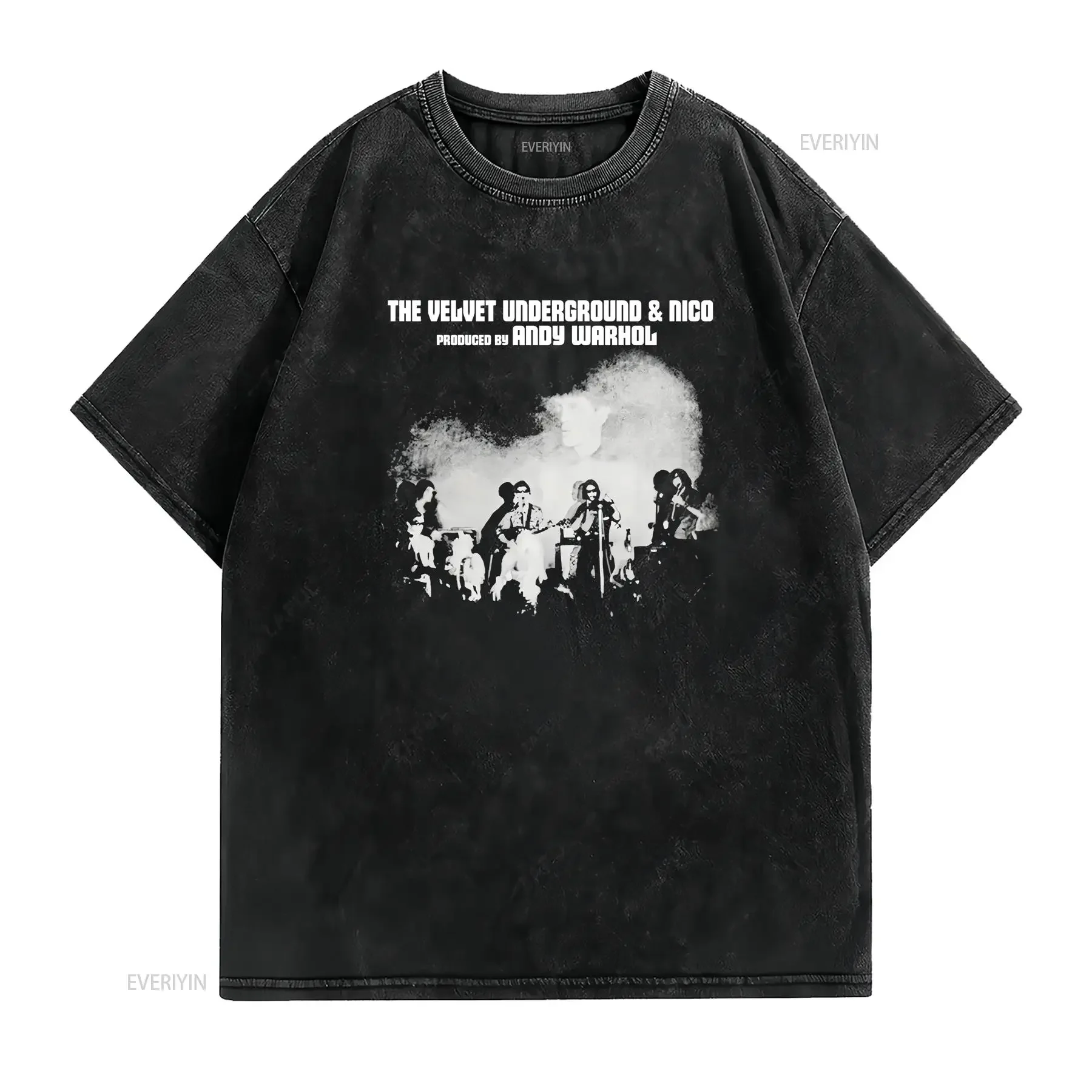 The Velvet Underground Nico T Shirt SS494 vintage Washed Stylish Top For Everyday Wear Casual Versatile Stretched Unisex Soft