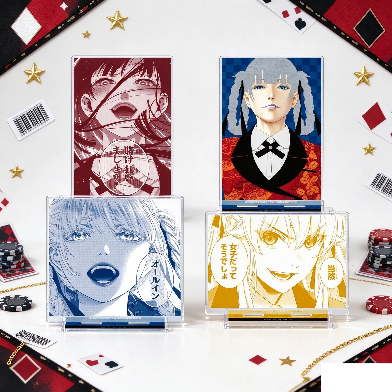 Anime Kakegurui Acrylic Stand Model High Definition Images Bookshelf Decoration Lovely Products Bookshelf Decoration Keychain