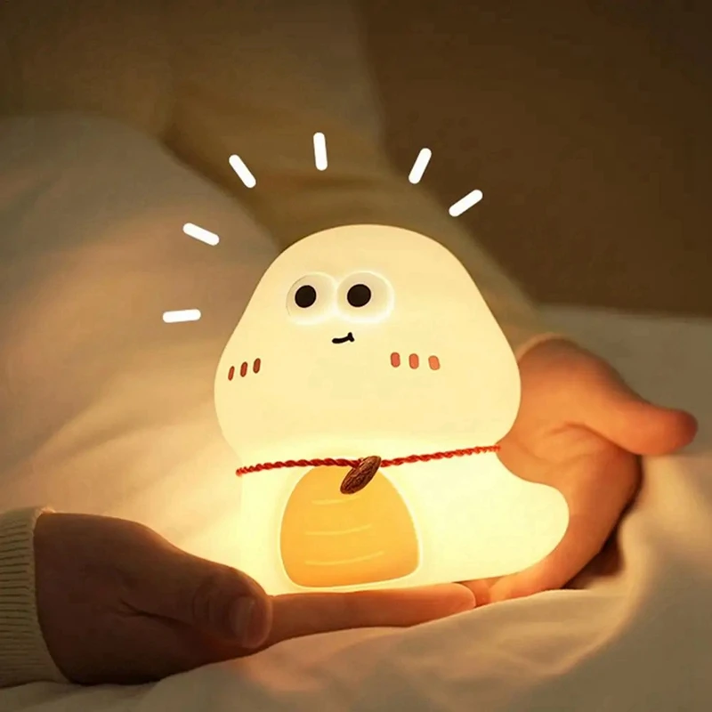 ABRE-LED Night Light Cute Snake Touch Lamp LED Night Light Soft Bedside Lamp Children's Reading Lamp