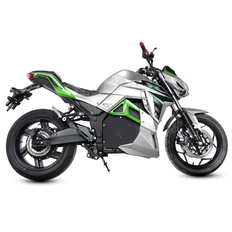 Precio de fábrica Scooter eléctrico de motocicleta CE de alta velocidad 5000W 72V 100 km/h neumático ancho
