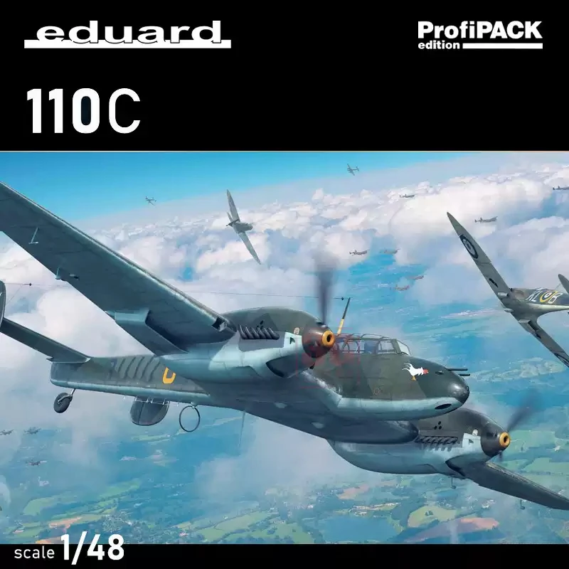 

Eduard Plastic Assembled Aircraft Model Kit R8209 110C Fighter （ProfiPack edition） 1/48