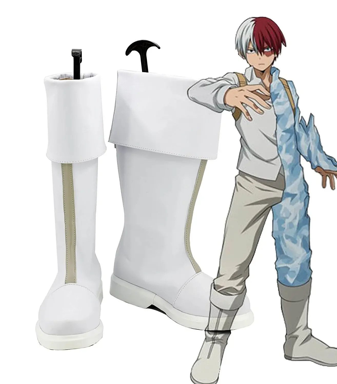 

Shoto Todoroki Cosplay Boots My Hero Academia Cosplay Shoes Boku no Hero Academia Cosplay Custom Made