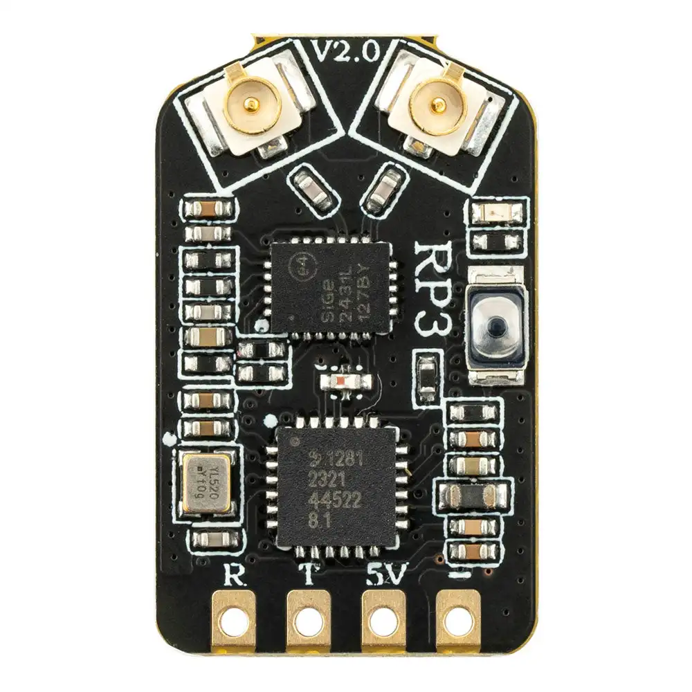 RadioMaster RP3 ExpressLRS 2.4ghz nanoodbiornik 100mW ELRS RX podwójna antena wbudowany TCXO do długi zasięg dronów wyścigowych FPV