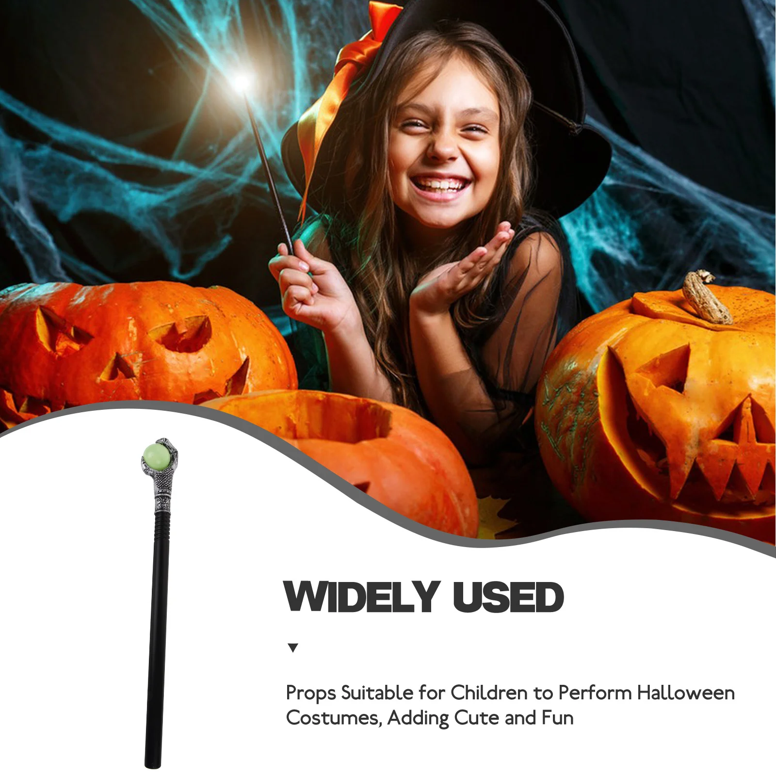 

Claw Walking Cane Prop Punk Style Halloween Cosplay Decorative Cane Costume Accessory for Photo Party Halloween