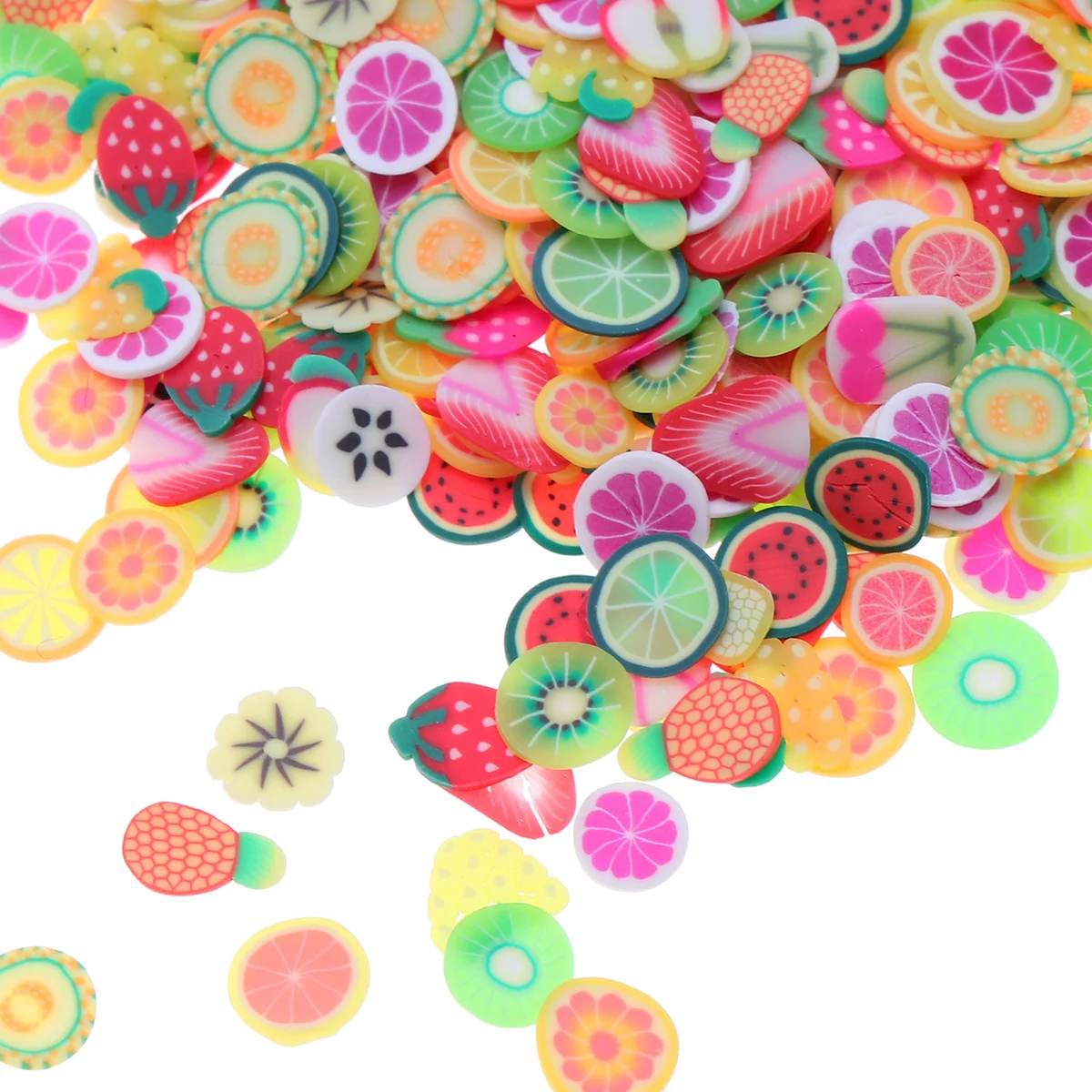 

Nail Beauty Stickers Bright Colors Vibrant Shapes Fruit Flower Decals for Art Crafts Mobile Phone Books