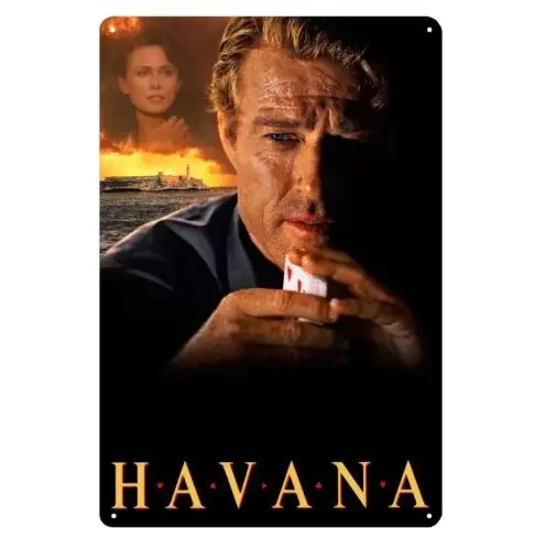Havana robert redford Movie Metal Poster Tin Sign 20x30cm Plaque