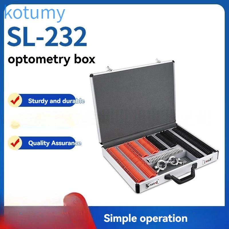 KOTUMY SL-232 Trial Lens Box Professional Optometry Insert Lens Case Eyewear Optometry Testing Instrument