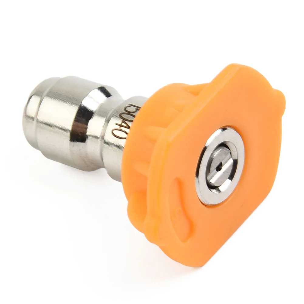 1/4 Inch Pressure Washer Nozzle Kit 5PCS Quick Connect Fitting for 3600 PSI Units with Standardized Spray Angle Options