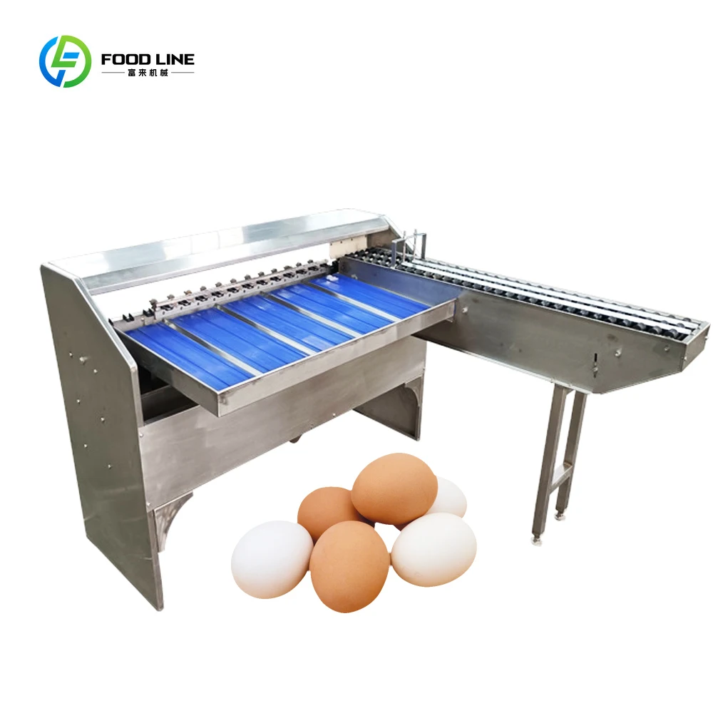 FOODLINE Customized Industrial Automatic Duck Egg Size Sorting Grader Mini Egg Grading Sorter Machine for Chicken Farm