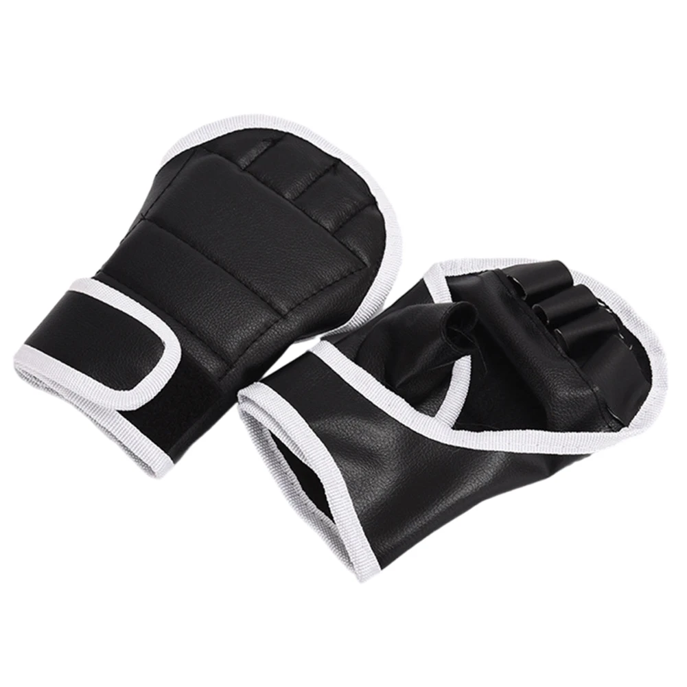 Boxing gloves breathable Half-finger gloves for Martial Arts Boxing Bag Sparring Training