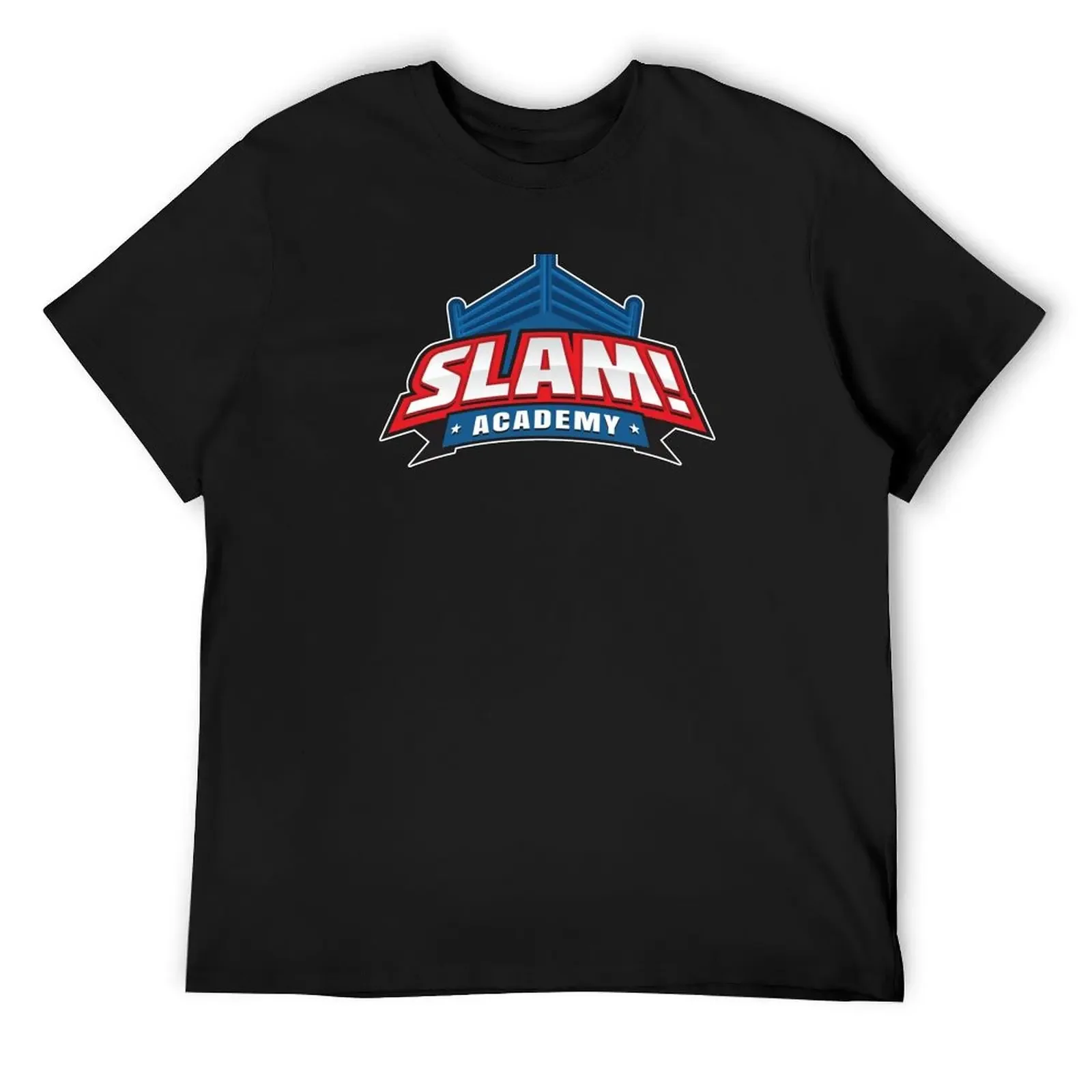 

СЛЛАМ! Футболка с логотипом Pro Wrestling League Academy, эстетичная одежда, забавная футболка, дизайнерские рубашки, топы больших размеров, мужская футболка