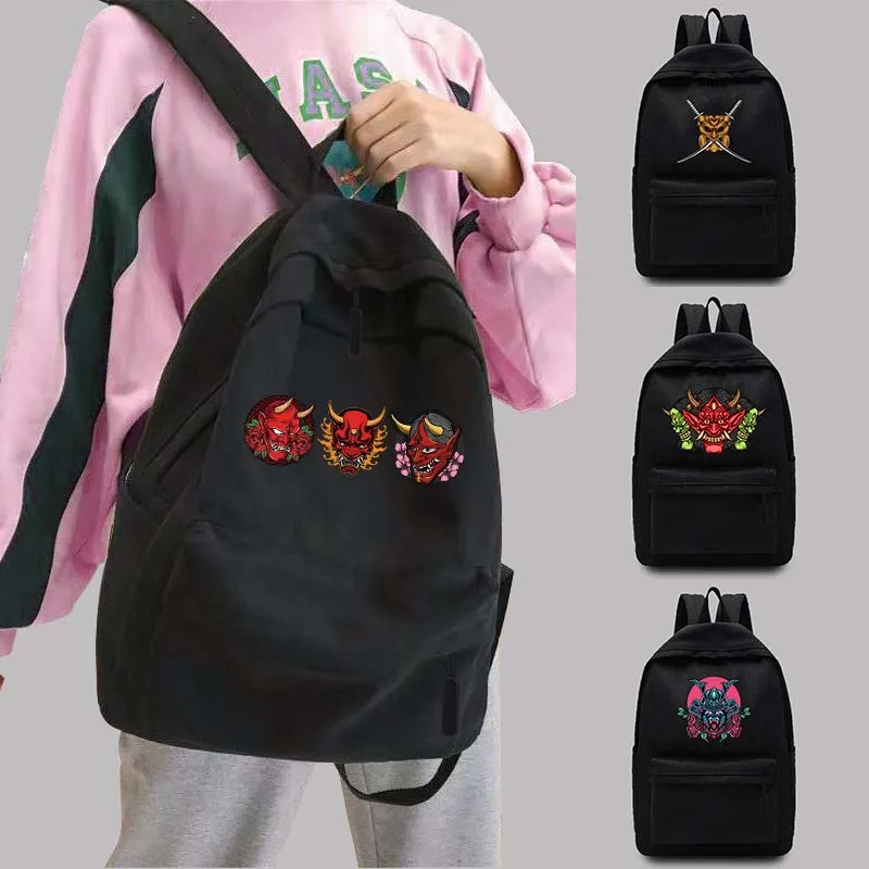 New Women's Backpack Unisex Travel Backpack Monster Pattern Backpack Laptop Bag Harajuku Sports Backpacks College School Bags