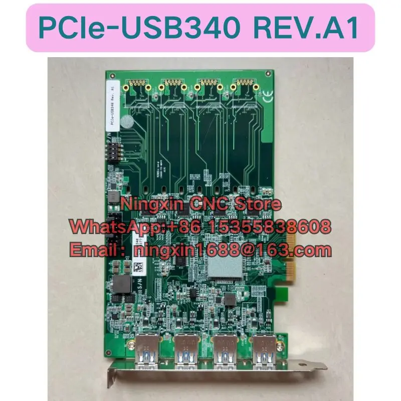 Second-hand PCIE-USB340 REV.A1 capture card Functional test OK Fast delivery