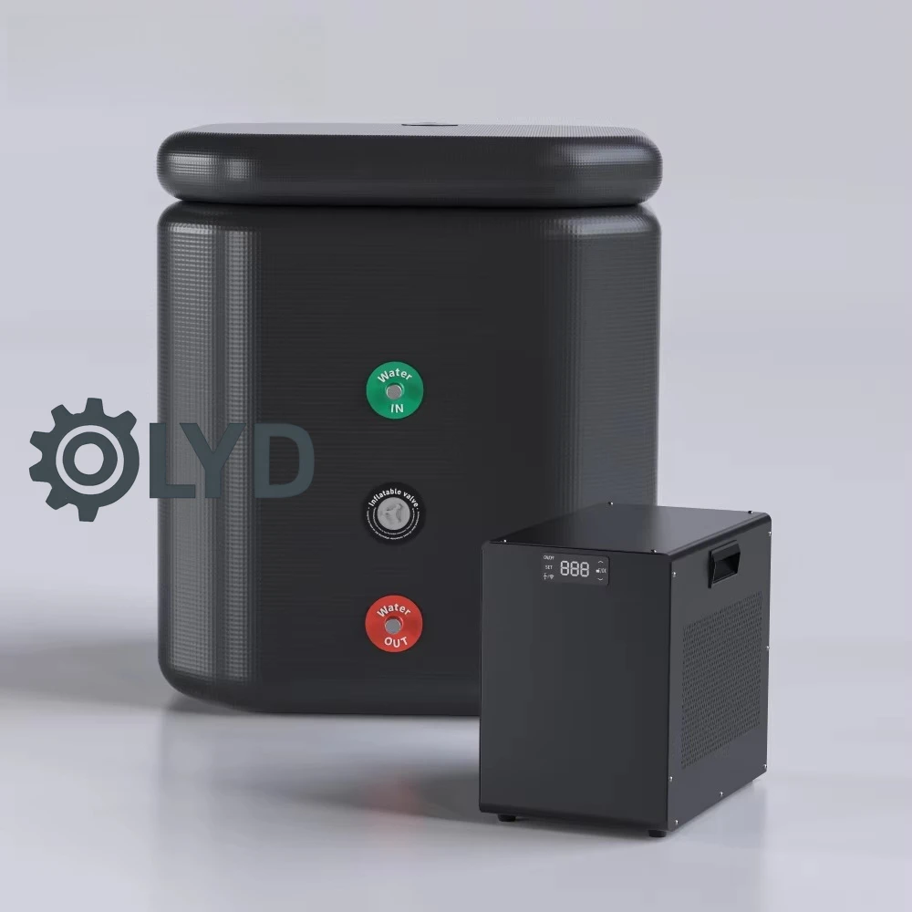 Ice Bath Chiller Cooling System 0.3hp 0.6hp Recovery Cold Plug Water Chiller Unit