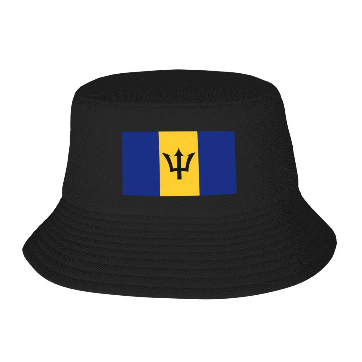 

Barbados National Flag Bucket Hat Sports Caps Uv Protection Solar Hat Christmas Hat Trucker Cap Woman Men's