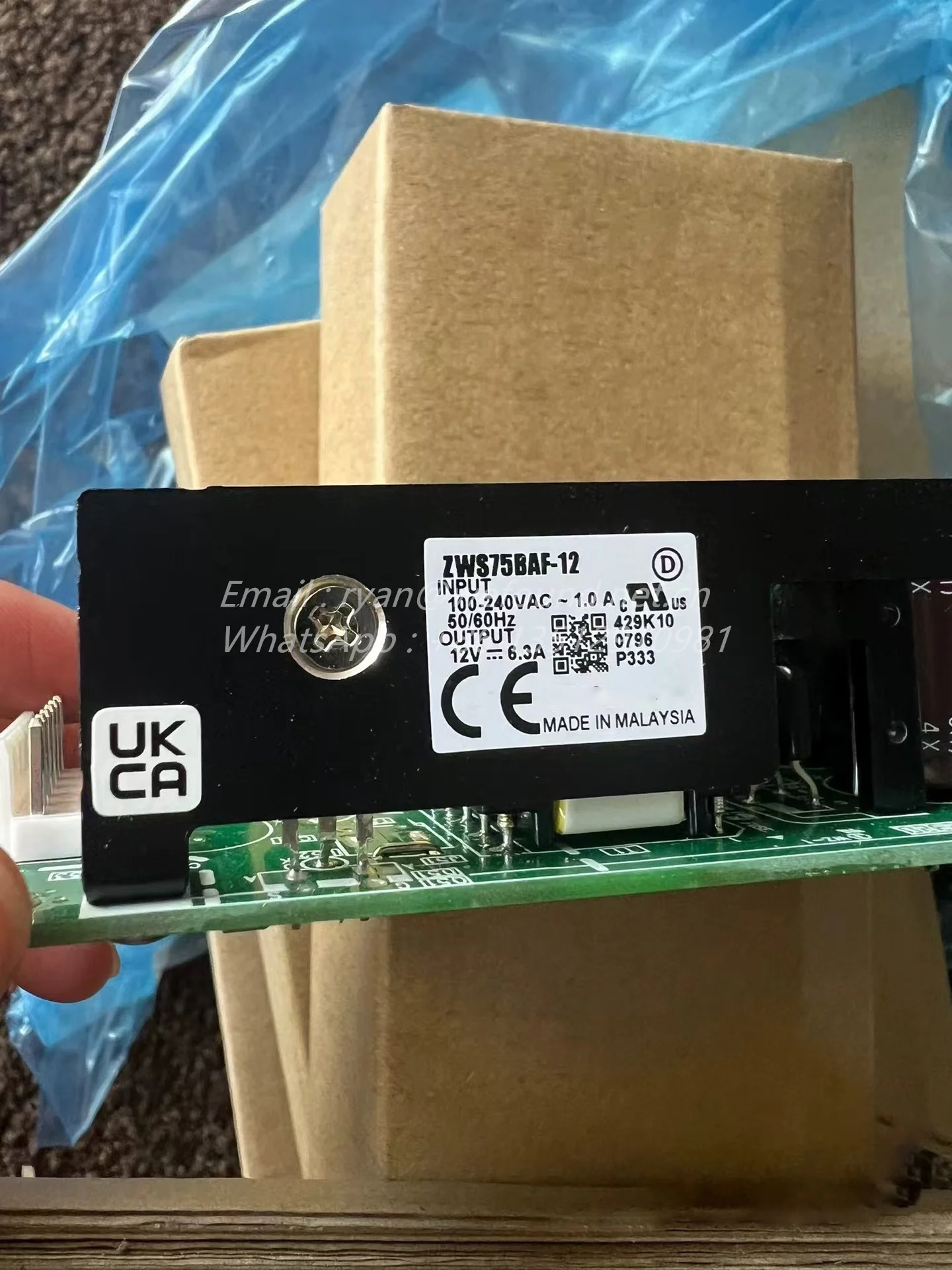 ZWS75BAF-12 لـ TDK Lambda AC-DC Pwer Supply 12V 6.3A