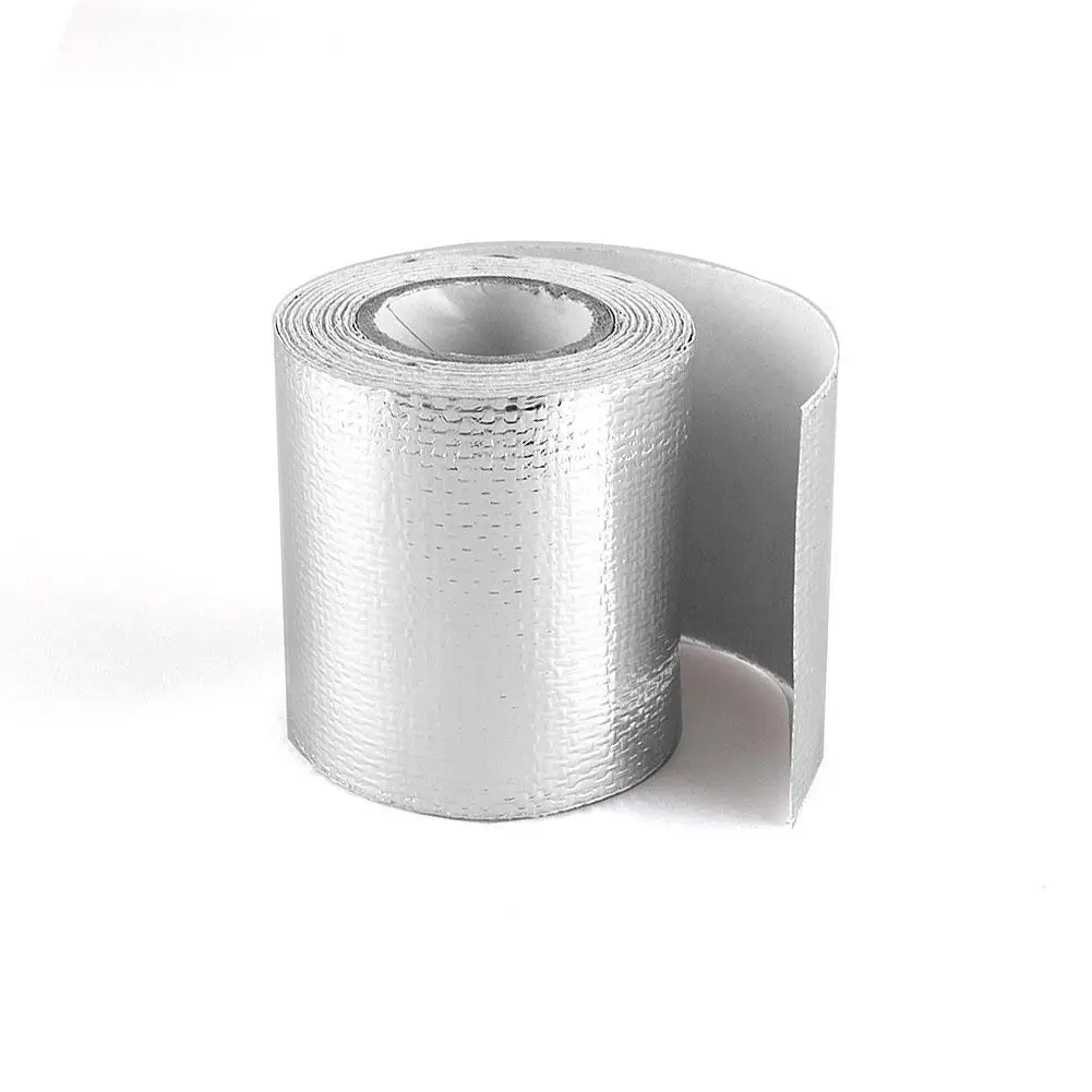 Reflective Self Adhesive Tape Gold/Sliver High Temperature Universal Bandage x 50mm Tape 10M Wrap Insulation Heat Roll C3P0