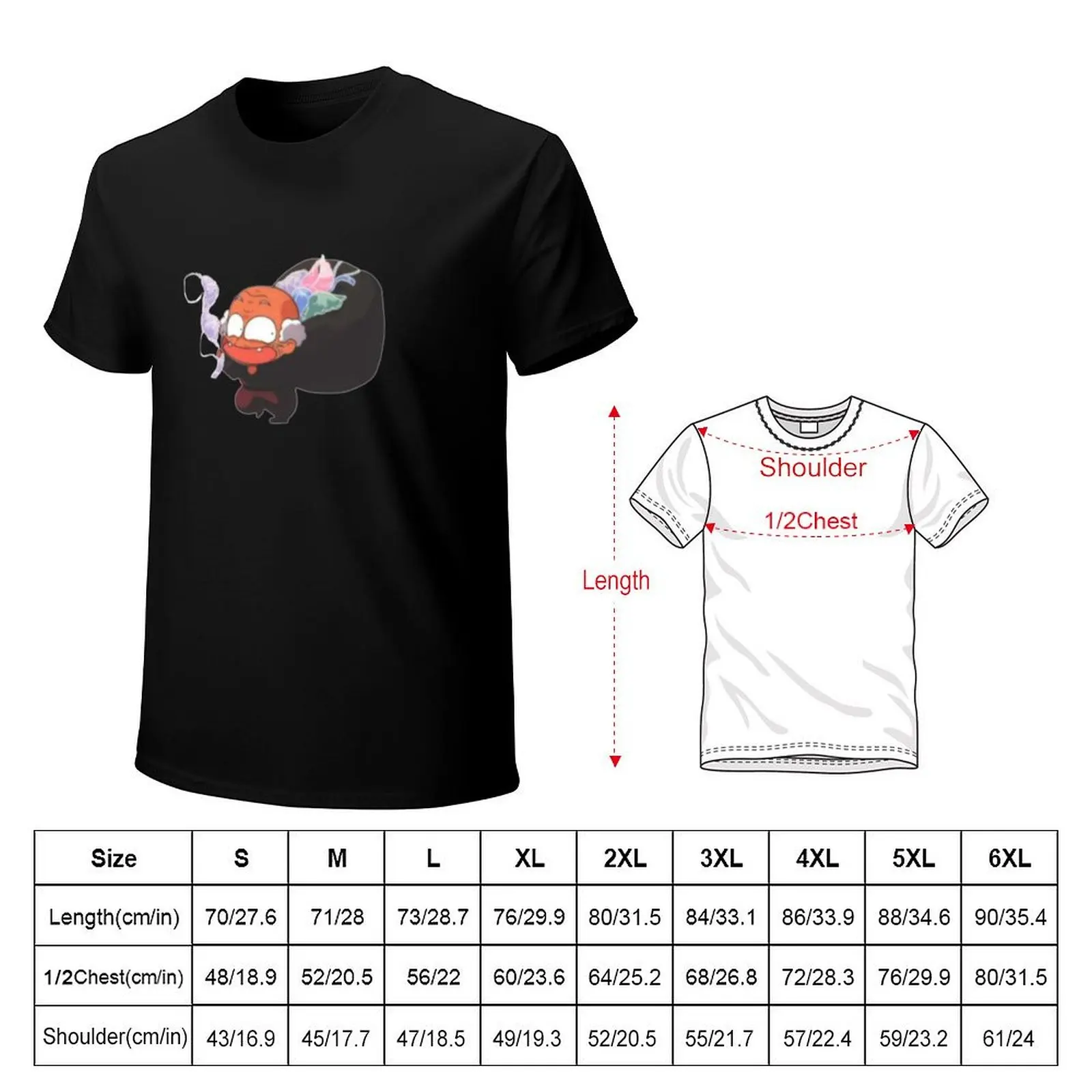 Happosai Ranma 1/2 T-Shirt t shirts for man pack white T-Shirt