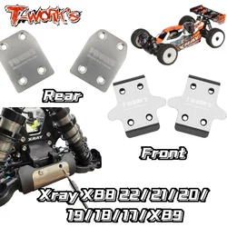 T-WORKS Xray XB8 22/21/20/19/18/17/XB9 Front Rear Chassis Skid Protector anti-scratch sheet chassis protection board Reduce wear