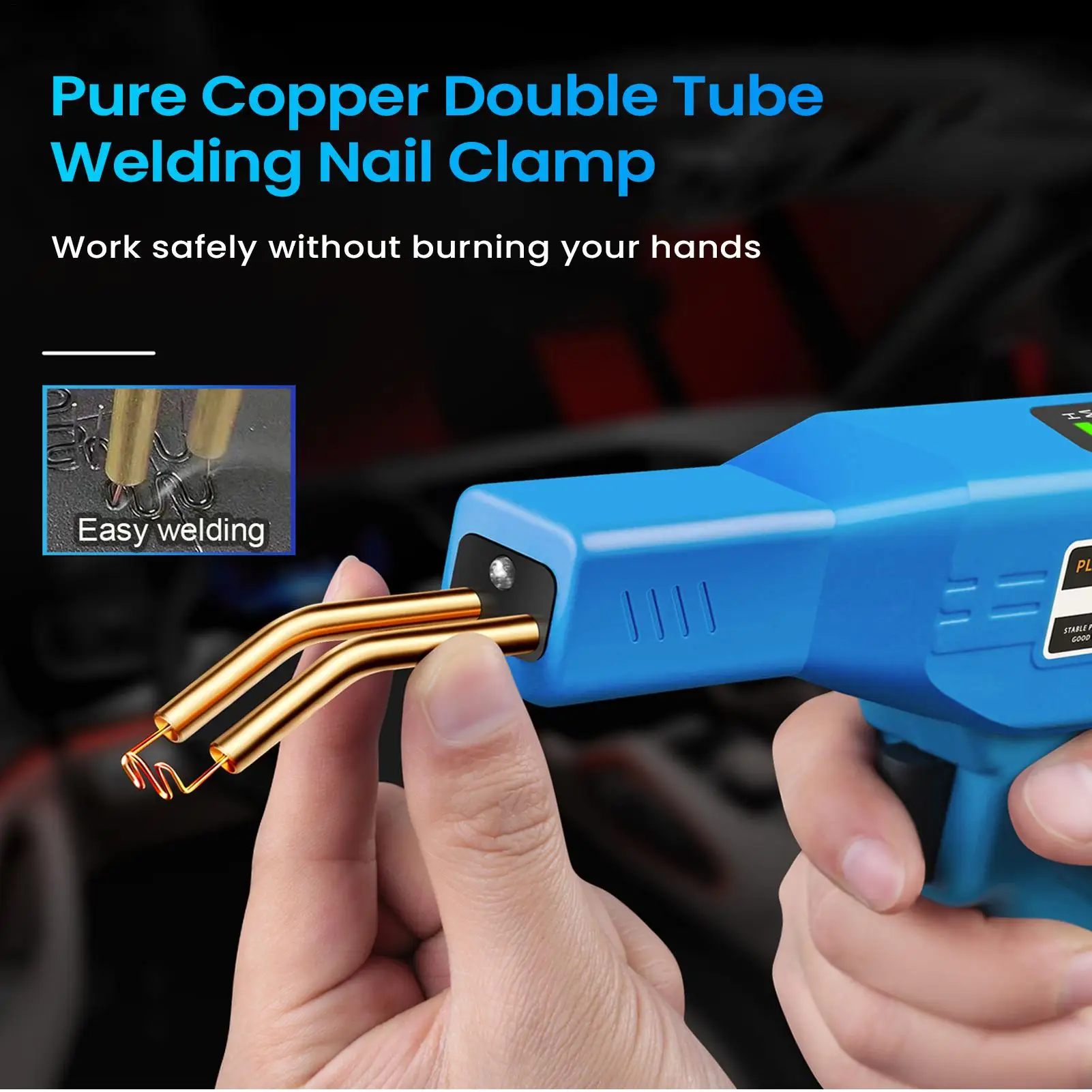 Bumper Weld Kit Portable Bumper Fix Kit Auto Body Restore Tools For Crack Broken Hard Fixing Shop Home ATV Kayak Board Dash