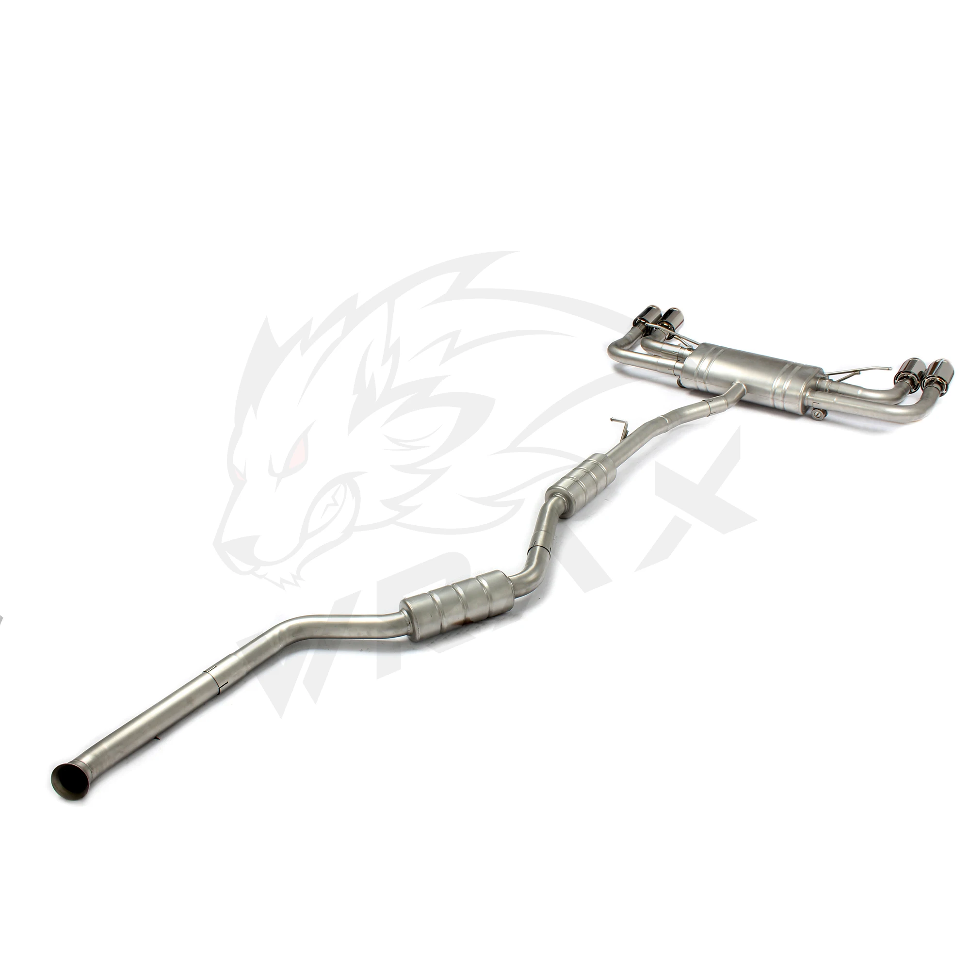 Catback-Auspuffanlage aus Edelstahl 304, Performance-Schalldämpferrohre für BMW X4 3.0 mit Ventil