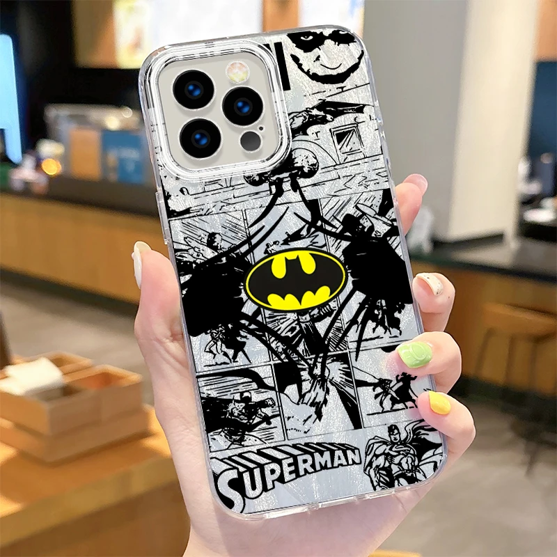 جراب هاتف Camlet S-Superhero-B-Batman ، غطاء مقاوم للغبار ، آيفون 16 15 14 13 12 11 برو ماكس XR XS X 8 7 6S 6 Plus SE #3