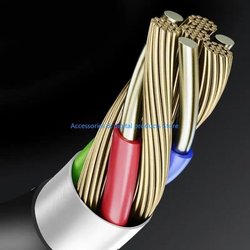77JD USB to USB C Coiled Cable Fast Charging Retractable Cord Fast Charging Cable Spring Designs Cable for Phone Tablet