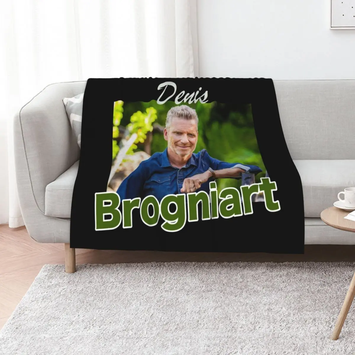 

Denis Brogniart Throw Blanket Flannel Fabric Sofa Bed linens Soft Big Blankets