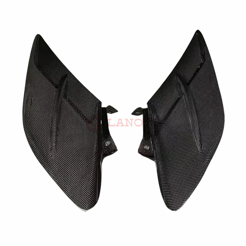 

New Arrival Carbon Side Air Intake Fins Flap Wings For Ferra-ri 488 Car Body Part Side Air Intake Flaps Auto Accessories