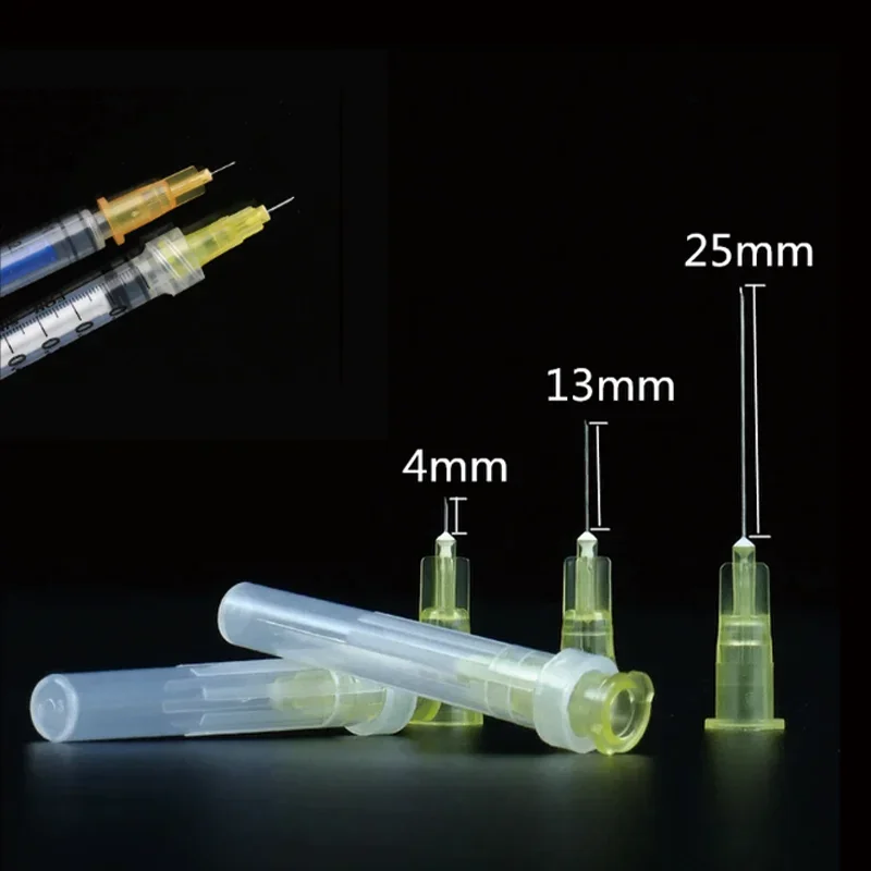 100 قطعة/صندوق 32 جرام 4 مللي متر 6 مللي متر 13 مللي متر غير مؤلم إبرة صغيرة جفن أداة أجزاء للوشم المتاح المحاقن الإبر #4