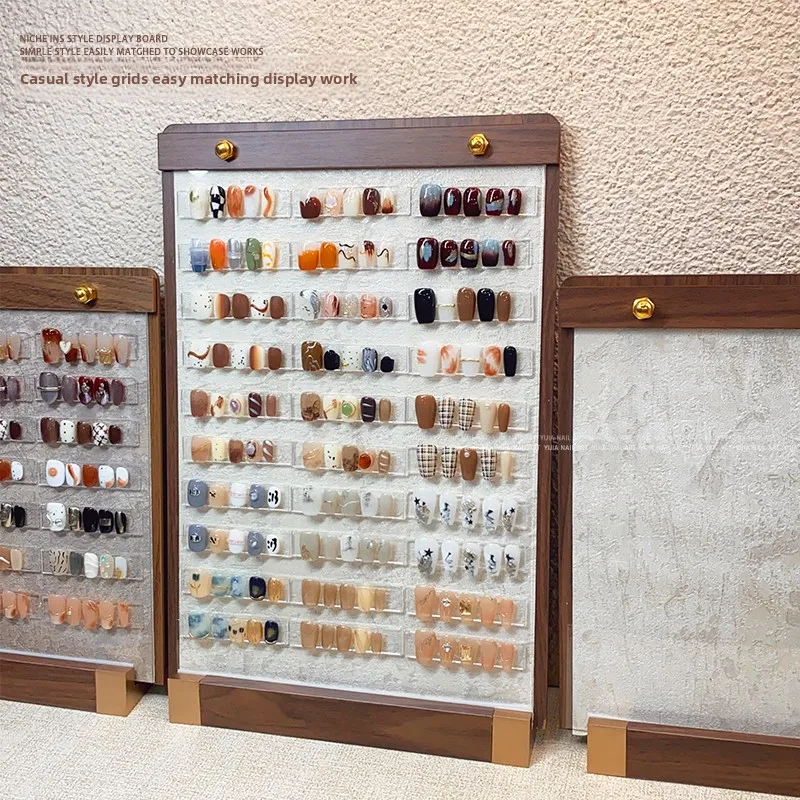 

Доска для дизайна ногтей, доска цвета ореха, доска для маникюрного салона, специальное издание, доска для цветовой таблицы, доска для дизайна ногтей, шаблонная доска