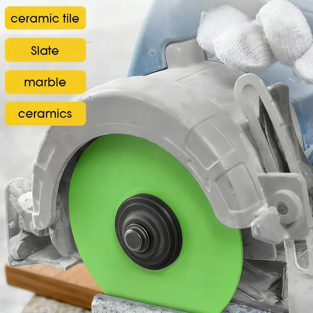 Super Thin Diamond Cutting Disc for Porcelain Tile Ceramic Glass, 4/4.5/5 inch Heat-Resistant Saw Blade for Angle Grinder gallery 2