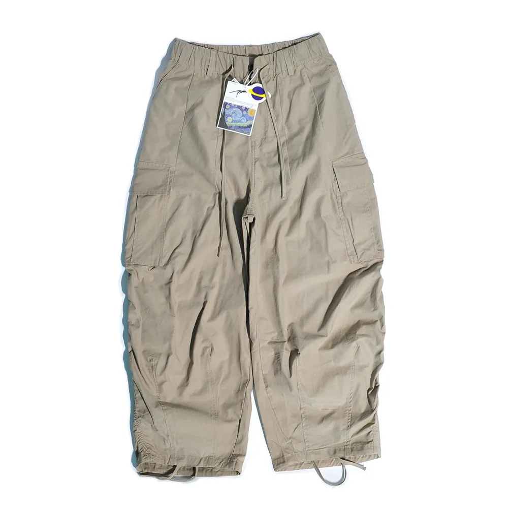 Nouveauté japonais extérieur CityBoy Multi poche ample jambe large décontracté coton Leggings pantalon pour hommes