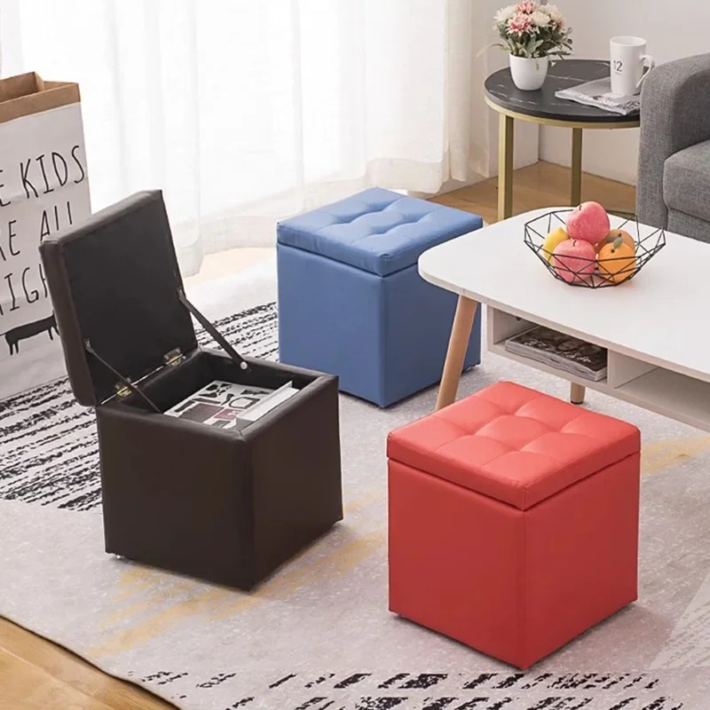 

Originality Living Room Storage Stool Leg Supporter Home Furniture Modern Simple Storage Stool Shoe Bench Tabouret De Stockage