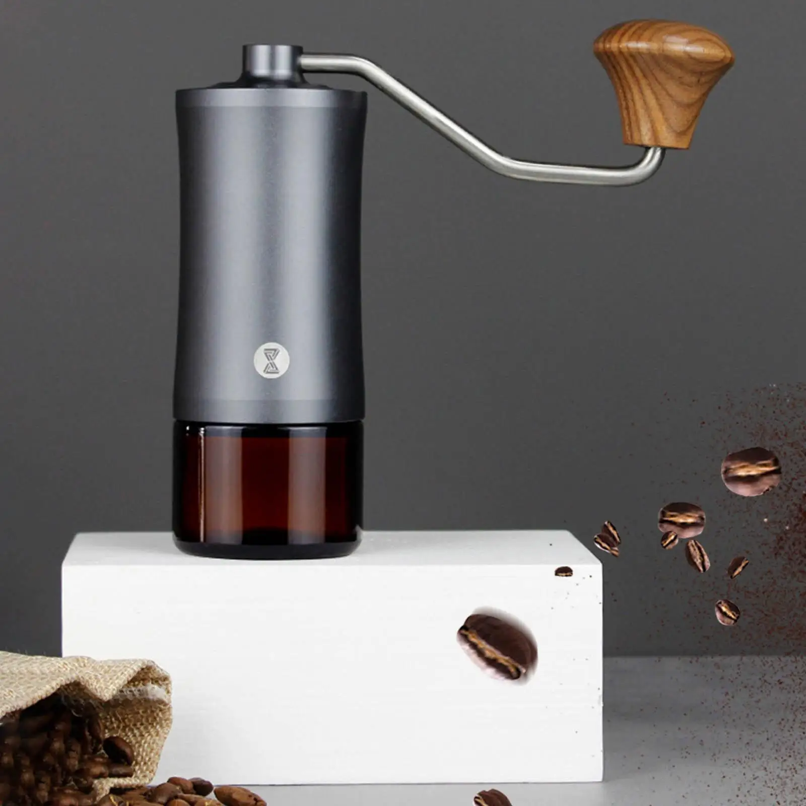 

Hand Crank Coffee Bean Grinder Espresso Hand Mill Tool for Travel Camping