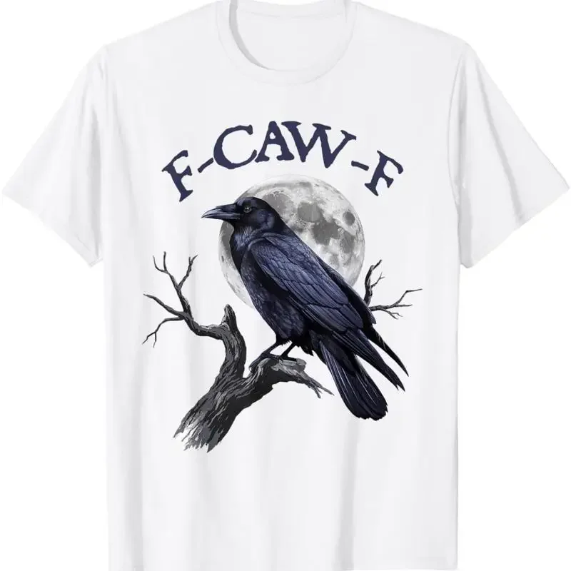 F Caw Lustiges schwarzes Vogel-Krähen-T-Shirt