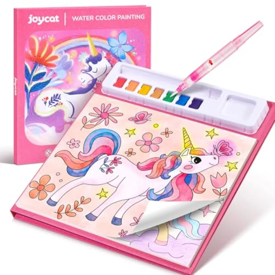 

Paint with Water Coloring Books for Toddlers, Watercolor Painting Sets for Ages 3-5 4-8, Arts and Crafts Drawing Activities Toy