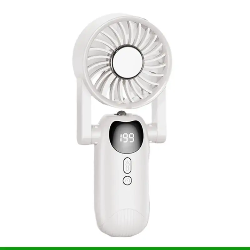 U55C Hand Fan With Long Lasts Use 4000mAh Power Handheld Cooling Fan with Torch Function For Home And Work