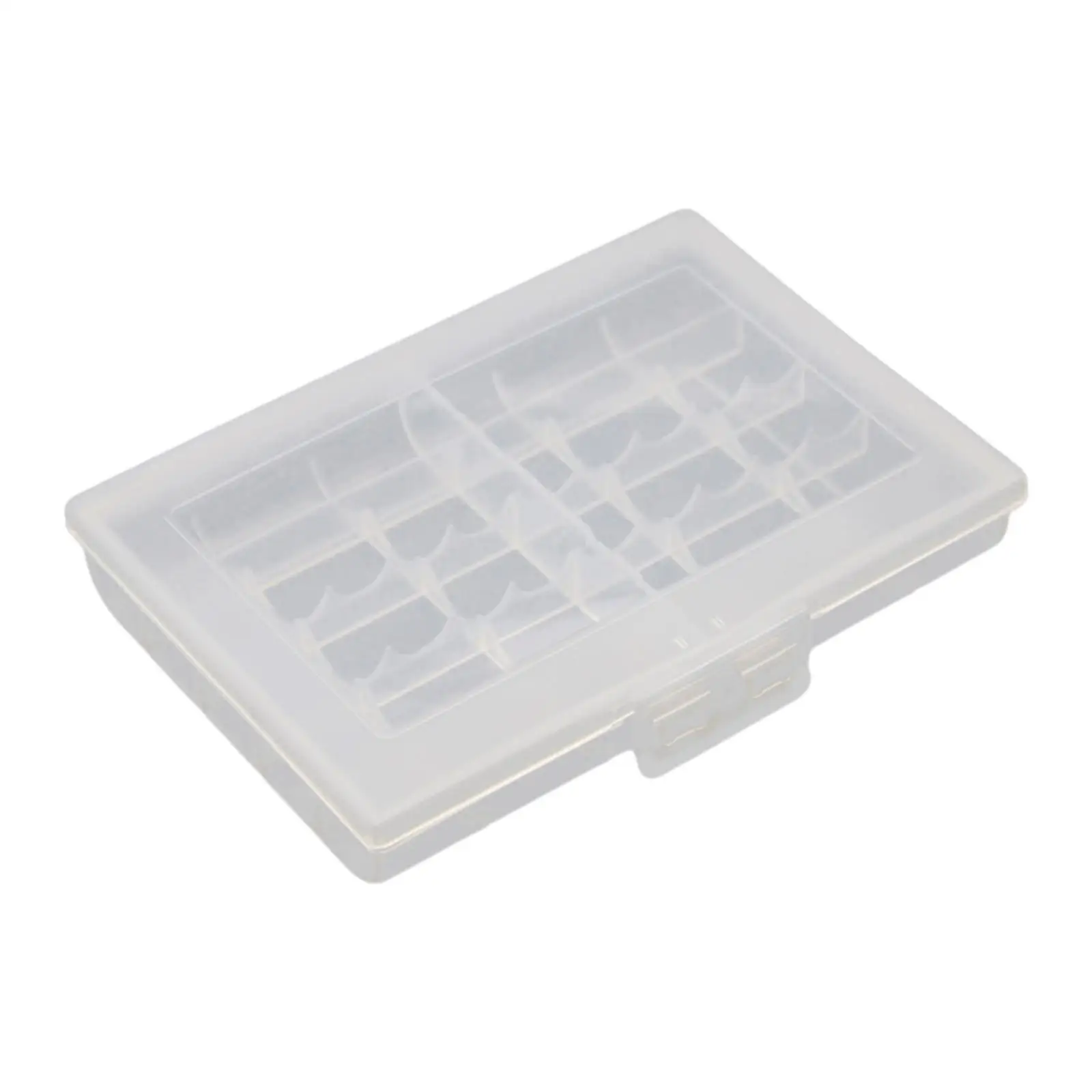Large Capacity Battery Holder Box Durable Anti Collision Protective Storage for Portable Battery AA AAA Tools