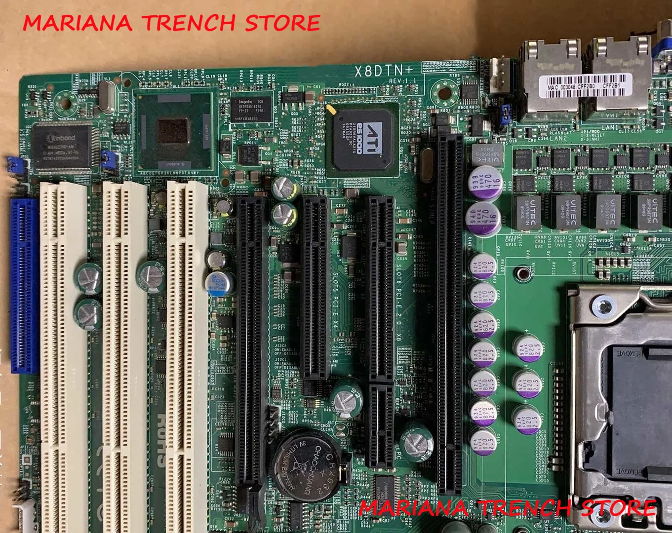 X8DTN+ for Supermicro Motherboard Xeon Processor 5600/5500 Series DDR3 18 DIMM, Xeon 5520 (Tylersburg) ServerBoard - 288G