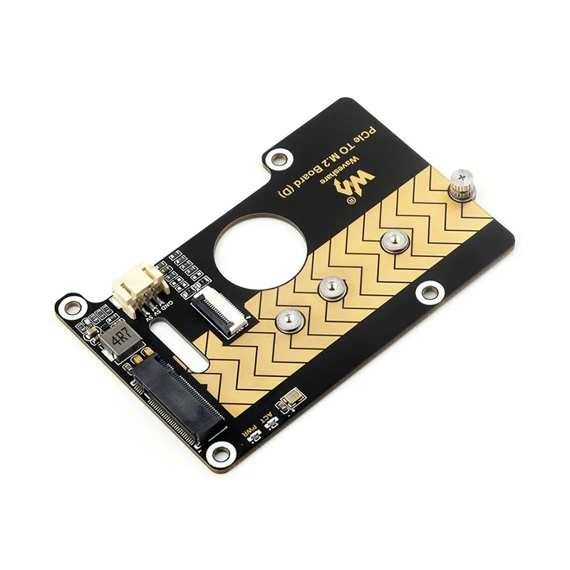 

For Raspberry Pi 5 PCIe to M.2 Extension Board, Dual Channel NVMe SSD Boot Support High Speed