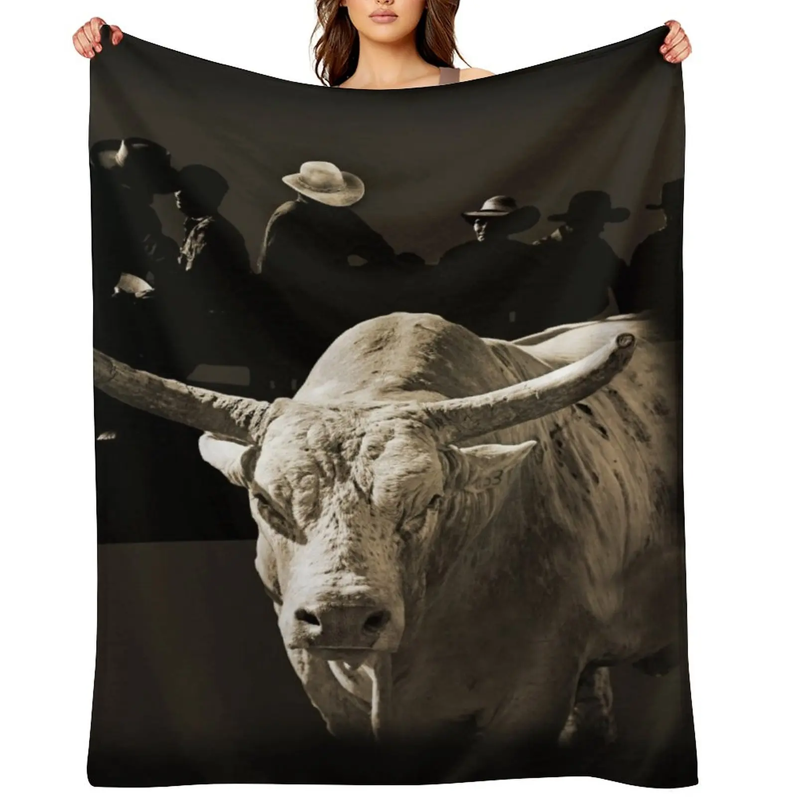 

BULL RIDERS, YOUNG GUNS, RODEO STYLE, RODEO LIFE Throw Blanket manga funny gift Loose Plaid on the sofa Blankets