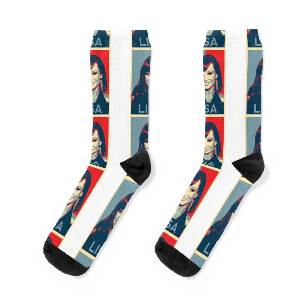 

Lisa Hope Poster Socks new year fashionable Mens Socks Women's