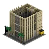 영웅 영화 모델 Moc 빌딩 벽돌 현대 No. 4 고층 빌딩 기술 모듈형 블록 선물 크리스마스 장난감 DIY 세트 조립 6