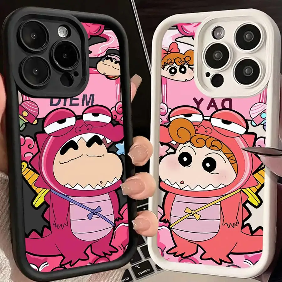 

Phone Cover Case for iPhone 17 Pro Max 13 15 Plus 11 12 Pro Air 14 16 17Pro C-Crayon S-Shin-Chans