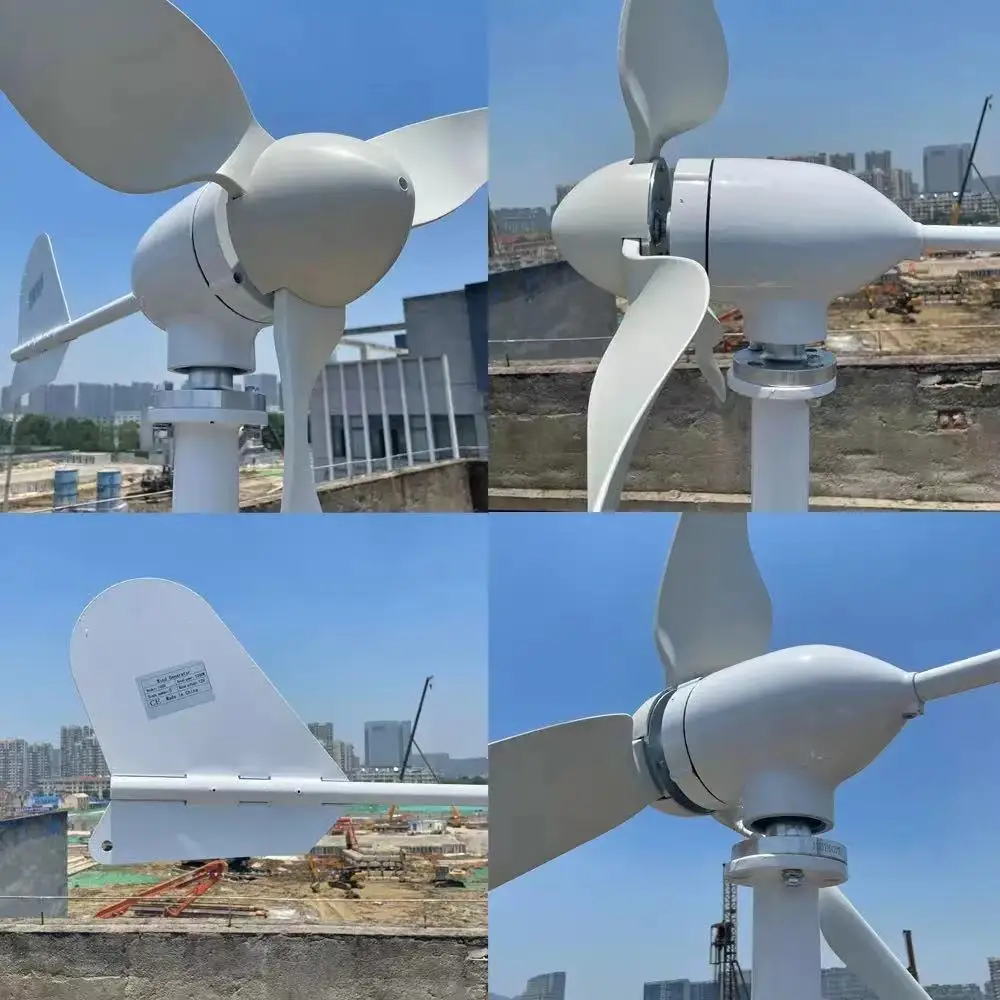 Poland Delivers Stronger 3KW  Horizontal Wind Turbine Generators with Low Speed and Low Noise Battery System for Household