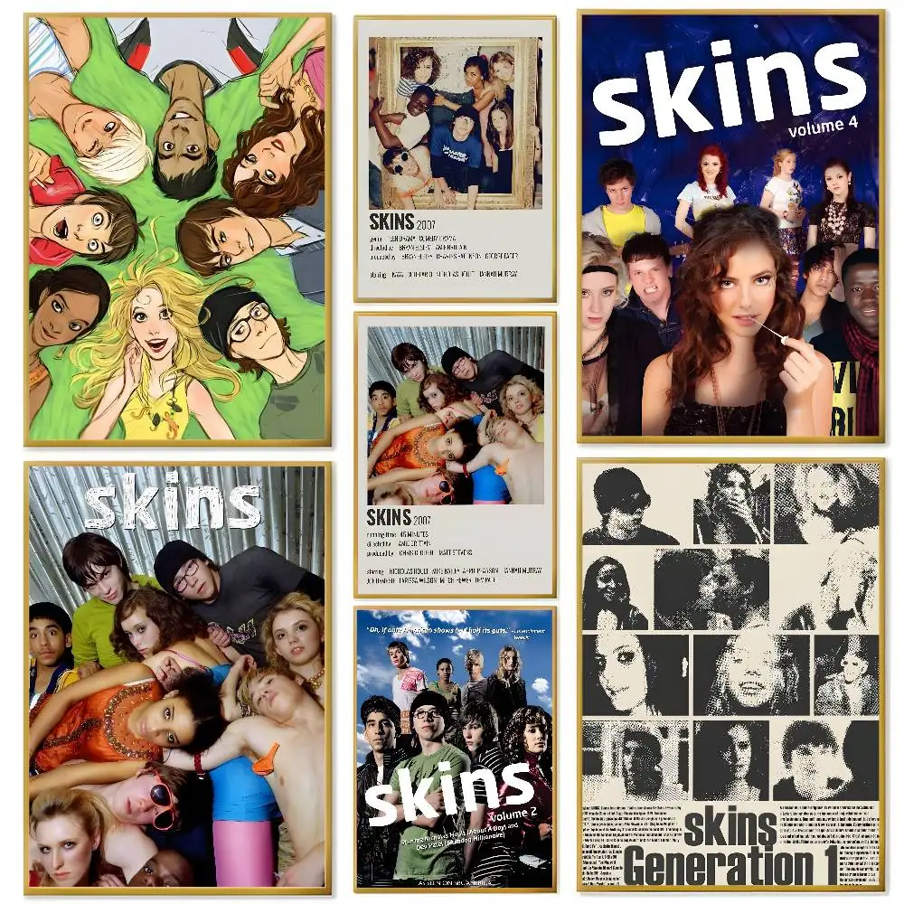 

SKINS HOT TV Poster Home decor HD sticky wall waterproof home living room bedroom bar decoration