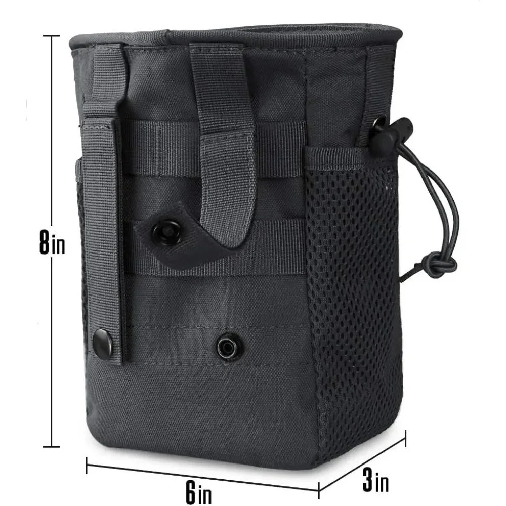 Adjustable Tactical Molle Dump Pouch, 1 Pack