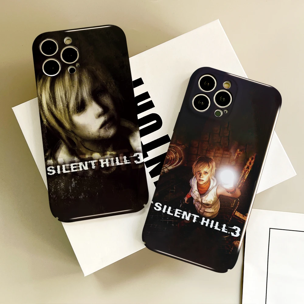 Game S-Silent H-Hill Terror Phone Case For IPhone 16 15 14 13 12 11 Plus Pro Max Mini All-inclusive Tough Personalized Cover