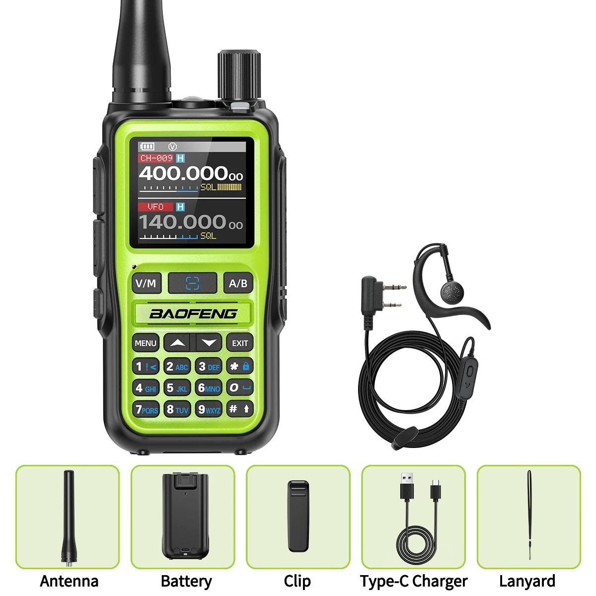 Baofeng UV 5R ミニトランシーバー Bluetooth プログラミング周波数